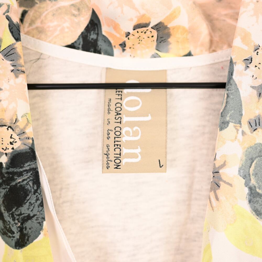 Anthropologie Dolan Floral Pia Crossover Tank, large - Picture 3 of 6